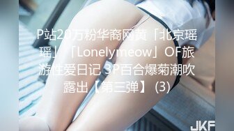 P站20万粉华裔网黄「北京瑶瑶」「Lonelymeow」OF旅游性爱日记 3P百合爆菊潮吹露出【第三弹】 (3)