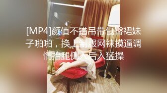 [MP4]颜值不错吊带包臀裙妹子啪啪，换上制服网袜摸逼调情抬腿侧入后入猛操