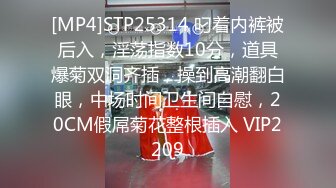 [MP4]STP25314 叼着内裤被后入，淫荡指数10分，道具爆菊双洞齐插，操到高潮翻白眼，中场时间卫生间自慰，20CM假屌菊花整根插入 VIP2209