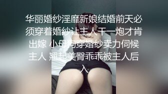 华丽婚纱淫靡新娘结婚前天必须穿着婚纱让主人干一炮才肯出嫁 小母狗穿婚纱卖力伺候主人 翘起美臀乖乖被主人后入