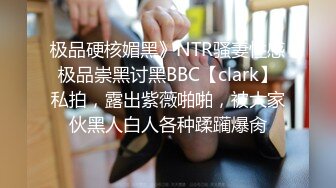 极品硬核媚黑》NTR骚妻性感极品崇黑讨黑BBC【clark】私拍，露出紫薇啪啪，被大家伙黑人白人各种蹂躏爆肏