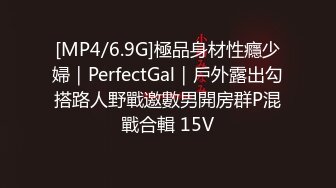 [MP4/6.9G]極品身材性癮少婦｜PerfectGal｜戶外露出勾搭路人野戰邀數男開房群P混戰合輯 15V